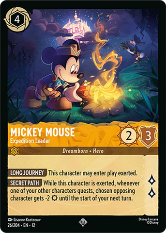 Mickey Mouse - Expedition Leader (26/204) [Wilds Unknown] - The Mythic Store | 24h Order Processing
