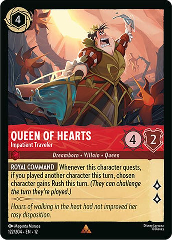 Queen of Hearts - Impatient Traveler (122/204) [Wilds Unknown] - The Mythic Store | 24h Order Processing