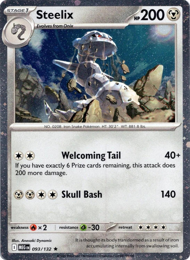 Steelix (093/132) (Cosmos Holo) [Mega Evolution: Base Set] - The Mythic Store | 24h Order Processing