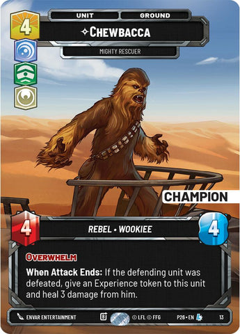 Chewbacca - Mighty Rescuer (13) (Champion) (13) [Organized Play Promos] - The Mythic Store | 24h Order Processing