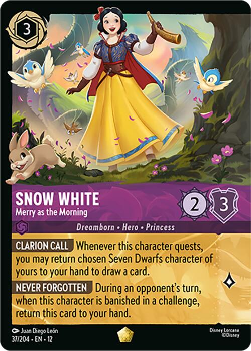 Snow White - Merry as the Morning (Foil) (37/204) [Wilds Unknown] - The Mythic Store | 24h Order Processing