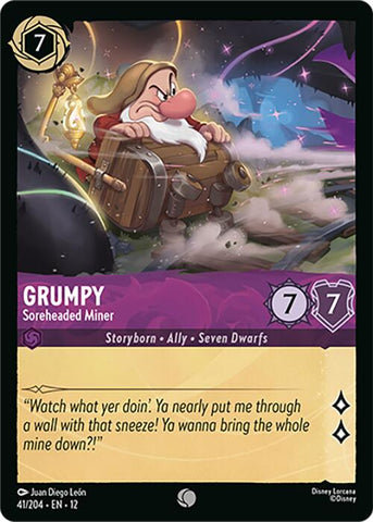 Grumpy - Soreheaded Miner (41/204) [Wilds Unknown]