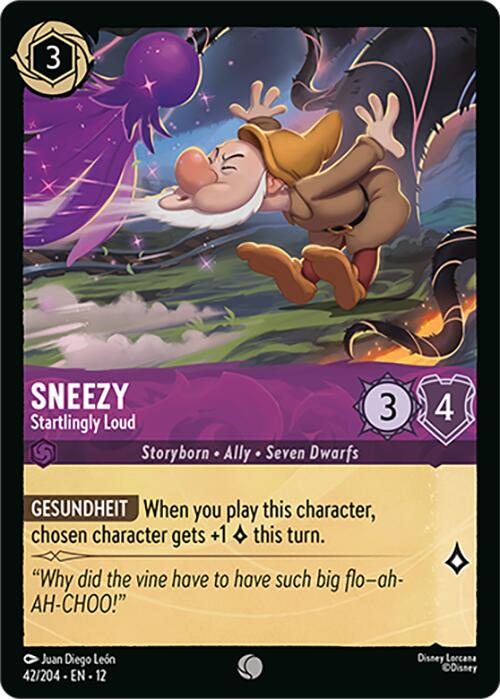 Sneezy - Startlingly Loud (42/204) [Wilds Unknown]