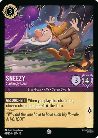 Sneezy - Startlingly Loud (42/204) [Wilds Unknown]