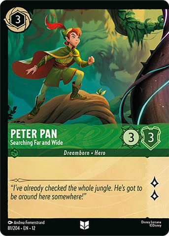Peter Pan - Searching Far and Wide (Foil) (81/204) [Wilds Unknown] - The Mythic Store | 24h Order Processing