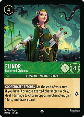 Elinor - Renowned Diplomat (86/204) [Wilds Unknown] - The Mythic Store | 24h Order Processing