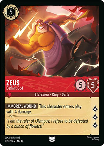 Zeus - Defiant God (109/204) [Wilds Unknown] - The Mythic Store | 24h Order Processing