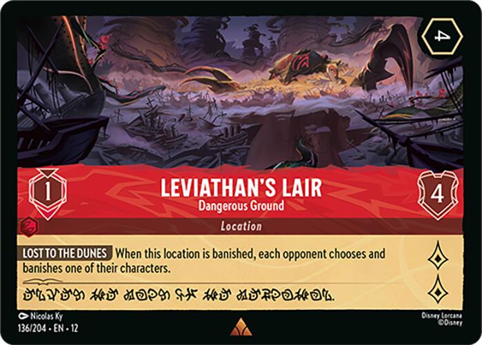 Leviathan's Lair - Dangerous Ground (136/204) [Wilds Unknown] - The Mythic Store | 24h Order Processing