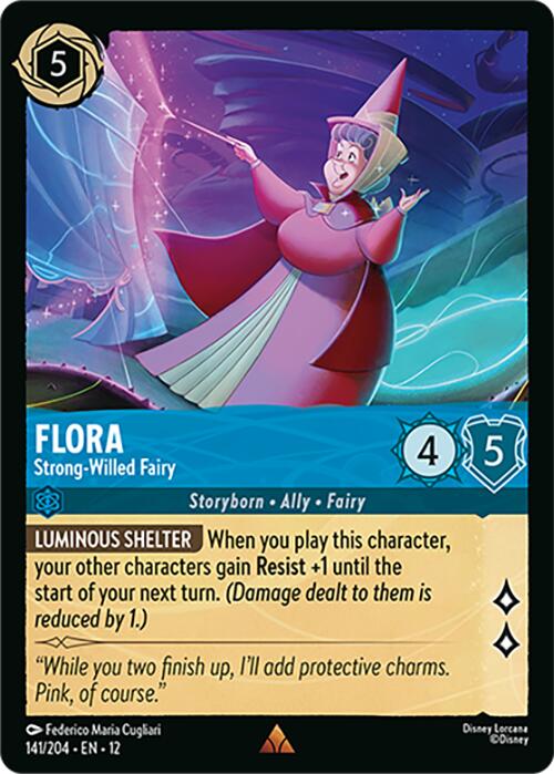 Flora - Strong-Willed Fairy (141/204) [Wilds Unknown] - The Mythic Store | 24h Order Processing