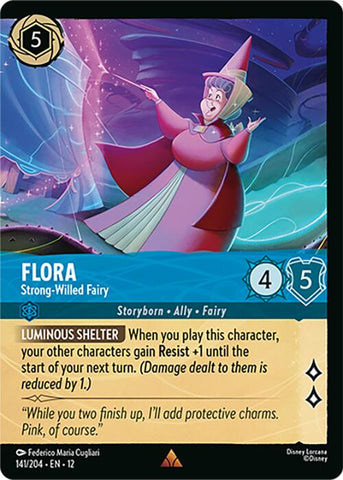 Flora - Strong-Willed Fairy (Foil) (141/204) [Wilds Unknown] - The Mythic Store | 24h Order Processing