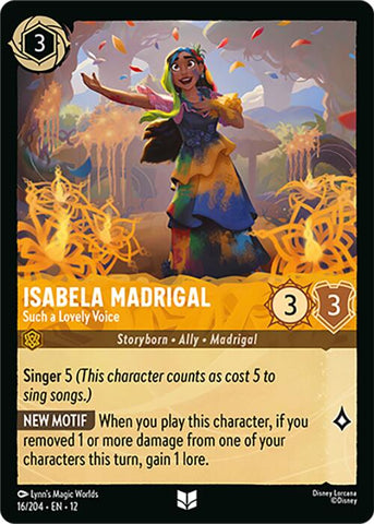 Isabela Madrigal - Such a Lovely Voice (16/204) [Wilds Unknown] - The Mythic Store | 24h Order Processing