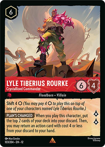 Lyle Tiberius Rourke - Crystallized Commander (103/204) [Wilds Unknown] - The Mythic Store | 24h Order Processing