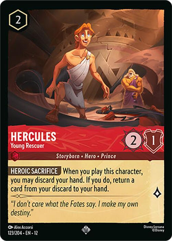 Hercules - Young Rescuer (123/204) [Wilds Unknown] - The Mythic Store | 24h Order Processing