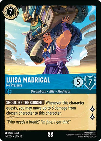 Luisa Madrigal - No Pressure (151/204) [Wilds Unknown] - The Mythic Store | 24h Order Processing