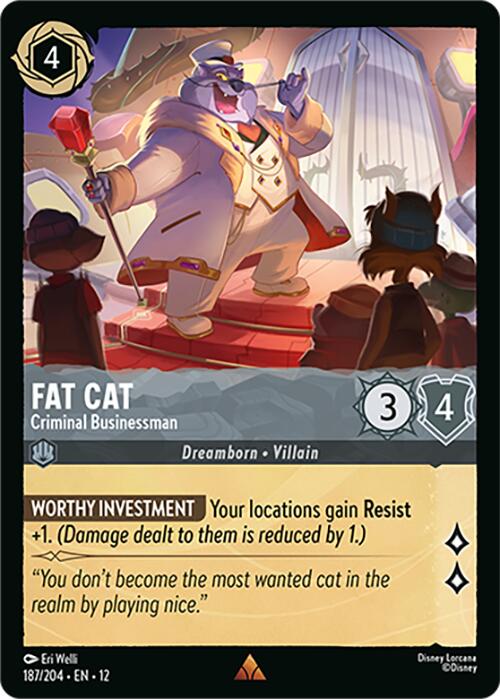 Fat Cat - Criminal Businessman (187/204) [Wilds Unknown] - The Mythic Store | 24h Order Processing
