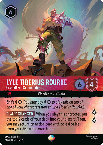 Lyle Tiberius Rourke - Crystallized Commander (Epic) (214/204) [Wilds Unknown] - The Mythic Store | 24h Order Processing