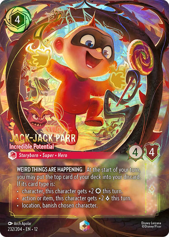 Jack-Jack Parr - Incredible Potential (Enchanted) (232/204) [Wilds Unknown] - The Mythic Store | 24h Order Processing