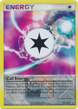 Call Energy (92/100) (League Promo) [Diamond & Pearl: Majestic Dawn] - The Mythic Store | 24h Order Processing