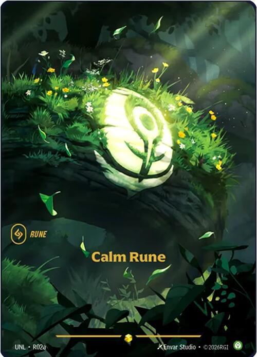 Calm Rune (Alternate Art) (R02a) [Unleashed] - The Mythic Store | 24h Order Processing