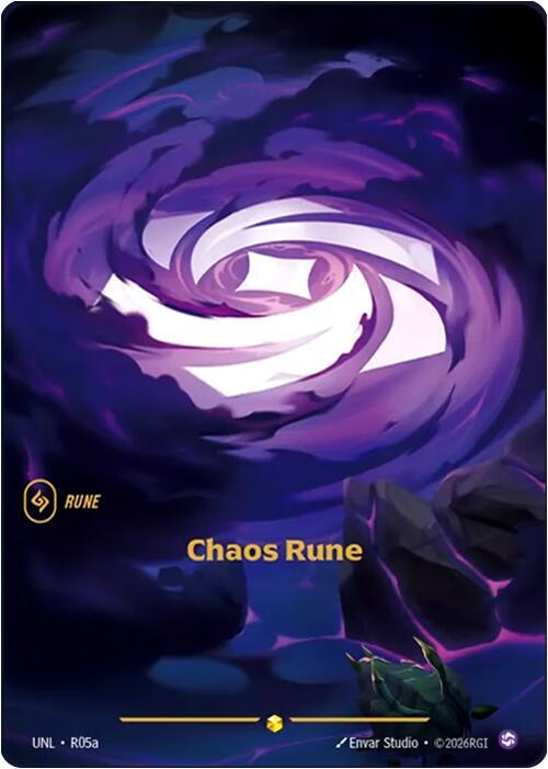 Chaos Rune (Alternate Art) (R05a) [Unleashed] - The Mythic Store | 24h Order Processing
