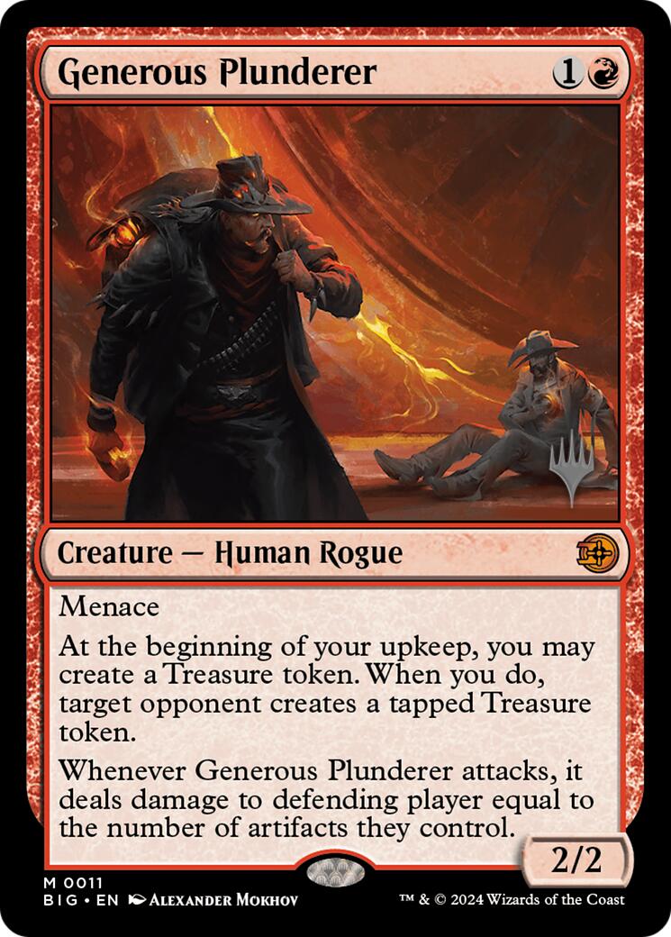 Generous Plunderer [Outlaws of Thunder Junction Promos] - The Mythic Store | 24h Order Processing