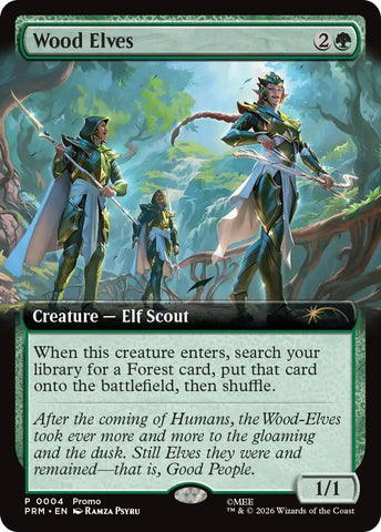Wood Elves (Extended Art) [Media Promos] - The Mythic Store | 24h Order Processing