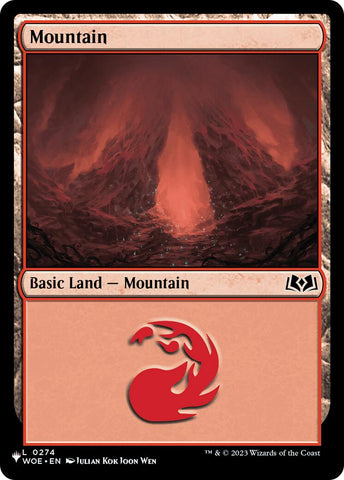 Mountain (0274) (WOE) [The List] - The Mythic Store | 24h Order Processing
