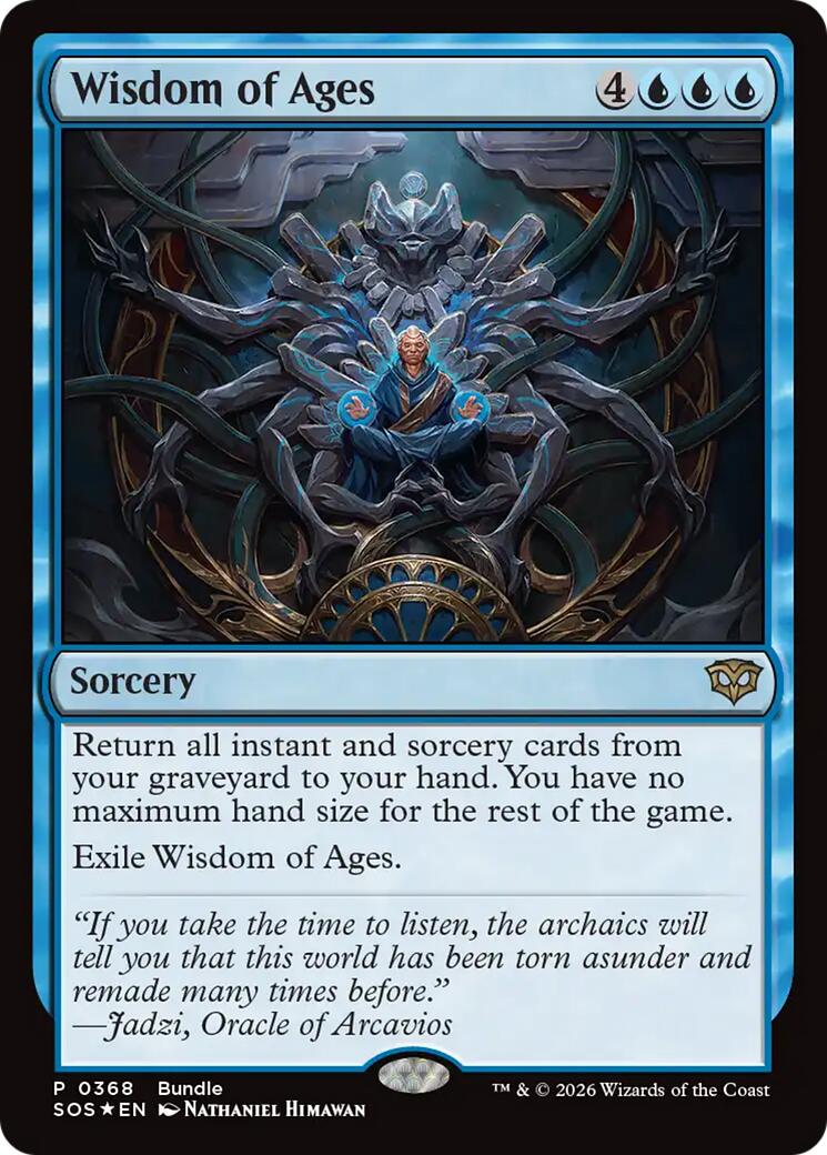 Wisdom of Ages (Bundle) [Secrets of Strixhaven Promos] - The Mythic Store | 24h Order Processing