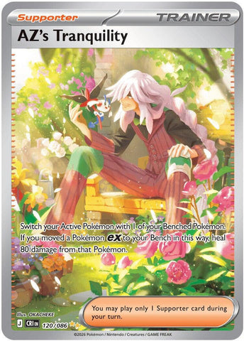 AZ's Tranquility (120/086) [Mega Evolution: Chaos Rising] - The Mythic Store | 24h Order Processing