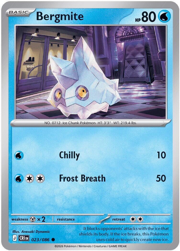 Bergmite (023/086) [Mega Evolution: Chaos Rising] - The Mythic Store | 24h Order Processing
