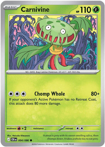 Carnivine (004/086) [Mega Evolution: Chaos Rising] - The Mythic Store | 24h Order Processing