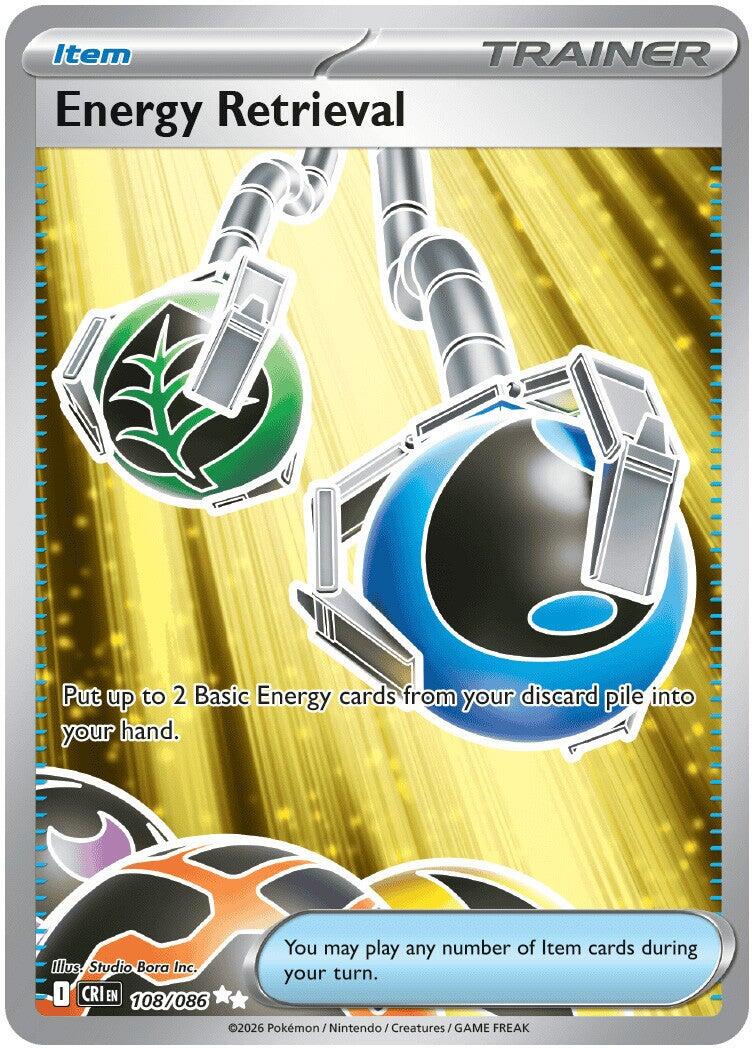 Energy Retrieval (108/086) [Mega Evolution: Chaos Rising] - The Mythic Store | 24h Order Processing