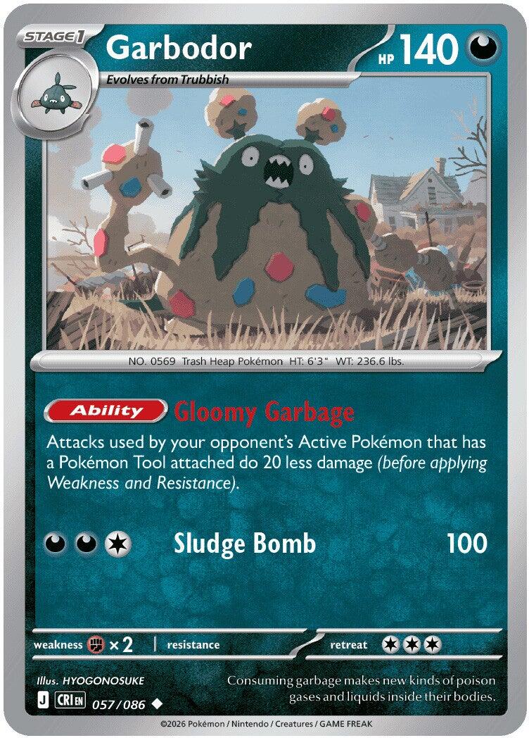 Garbodor (057/086) [Mega Evolution: Chaos Rising] - The Mythic Store | 24h Order Processing