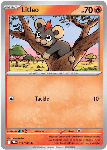 Litleo (014/086) [Mega Evolution: Chaos Rising] - The Mythic Store | 24h Order Processing