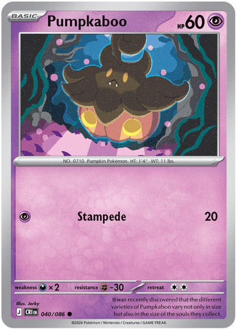Pumpkaboo (040/086) [Mega Evolution: Chaos Rising] - The Mythic Store | 24h Order Processing
