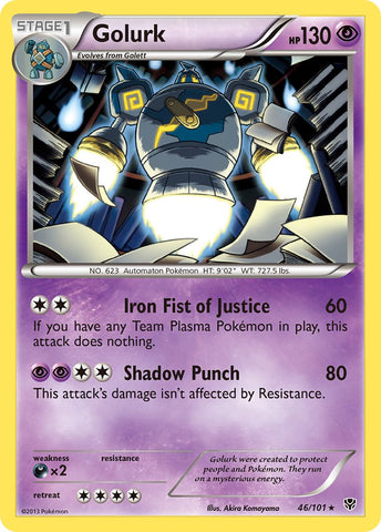 Golurk (46/101) (Theme Deck Exclusive) [Black & White: Plasma Blast] - The Mythic Store | 24h Order Processing
