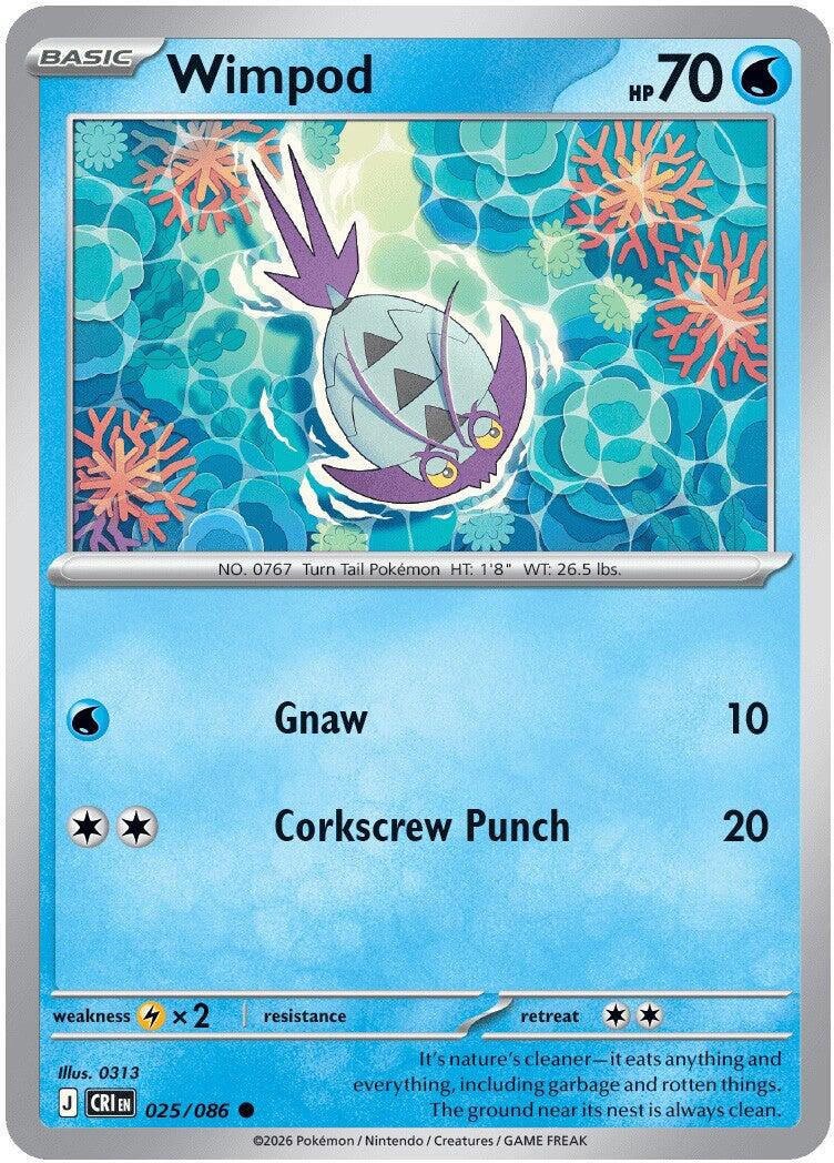 Wimpod (025/086) [Mega Evolution: Chaos Rising] - The Mythic Store | 24h Order Processing