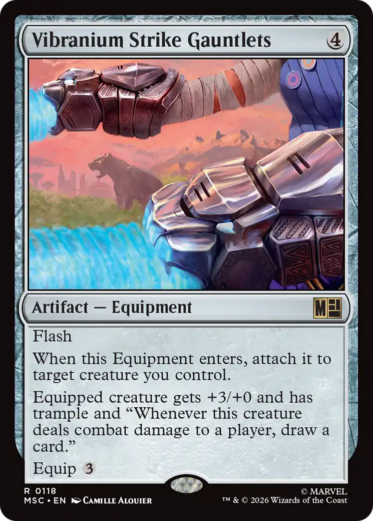 Vibranium Strike Gauntlets (Surge Foil) [Marvel Super Heroes Commander] - The Mythic Store | 24h Order Processing