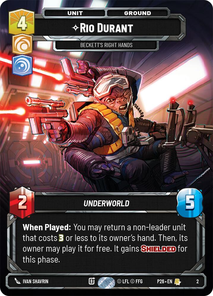 Rio Durant - Beckett's Right Hands (2) (2) [Organized Play Promos] - The Mythic Store | 24h Order Processing