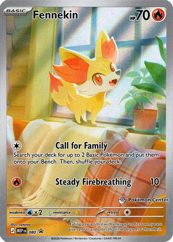 Fennekin (080) (Pokemon Center Exclusive) [Mega Evolution Promo] - The Mythic Store | 24h Order Processing
