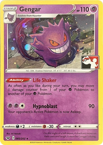 Gengar (085/202) (Library Exclusive) [Sword & Shield: Base Set] - The Mythic Store | 24h Order Processing
