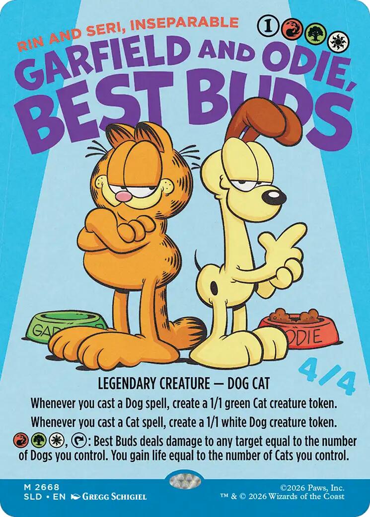 Garfield and Odie, Best Buds - Rin and Seri, Inseparable [Secret Lair Drop Series] - The Mythic Store | 24h Order Processing
