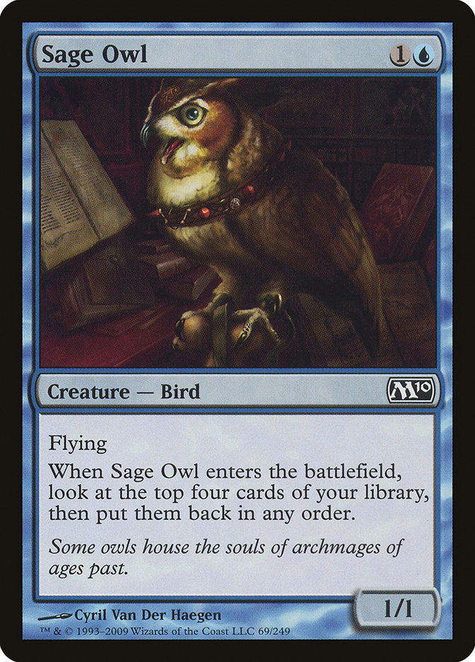 Sage Owl [Magic 2010] - The Mythic Store | 24h Order Processing