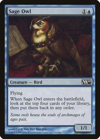Sage Owl [Magic 2010] - The Mythic Store | 24h Order Processing