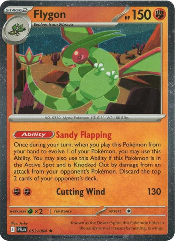Flygon (053/094) (Cosmos Holo) [Mega Evolution: Phantasmal Flames] - The Mythic Store | 24h Order Processing