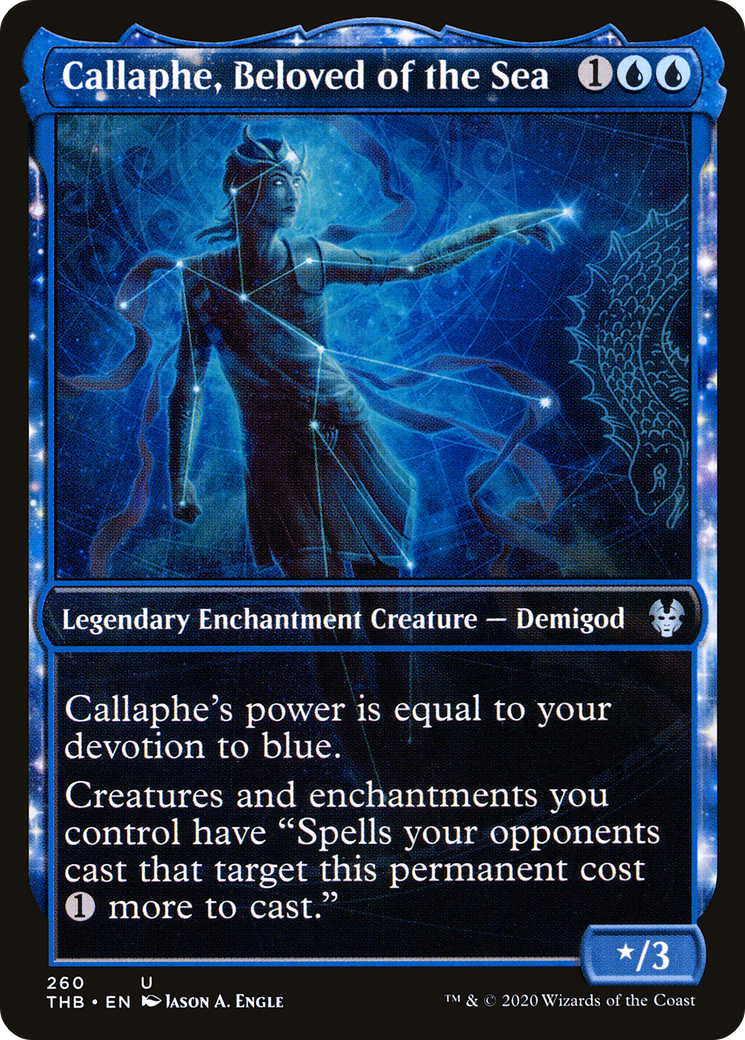 Callaphe, Beloved of the Sea (Showcase) [Theros Beyond Death] - The Mythic Store | 24h Order Processing