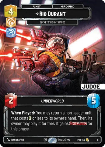 Rio Durant - Beckett's Right Hands (3) (3) [Judge Promos] - The Mythic Store | 24h Order Processing