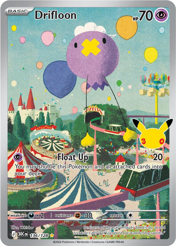 Drifloon (136/128) [Mega Evolution: 30th Celebration] - The Mythic Store | 24h Order Processing