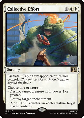Collective Effort [Marvel Super Heroes Commander] - The Mythic Store | 24h Order Processing