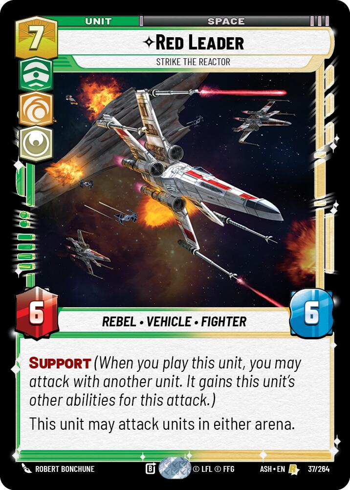 Red Leader - Strike the Reactor (37/264) (37/264) [Ashes of the Empire] - The Mythic Store | 24h Order Processing